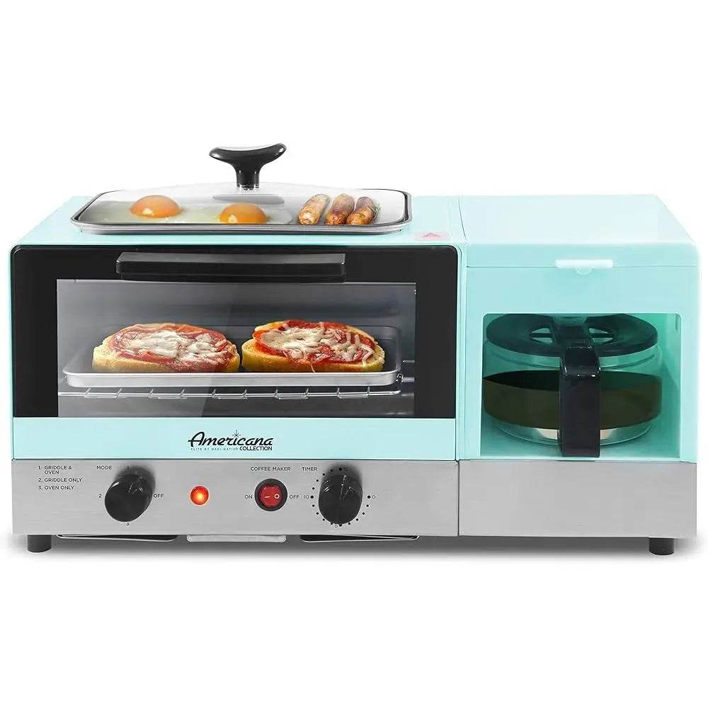 3-in-1 Breakfast Station Griddle Toaster Oven - Loft&Timber