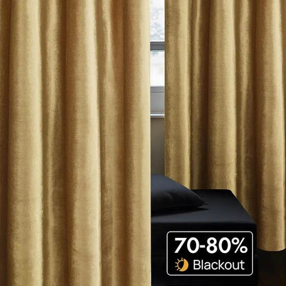 Gold Curtains 84 inch Length - Loft&Timber