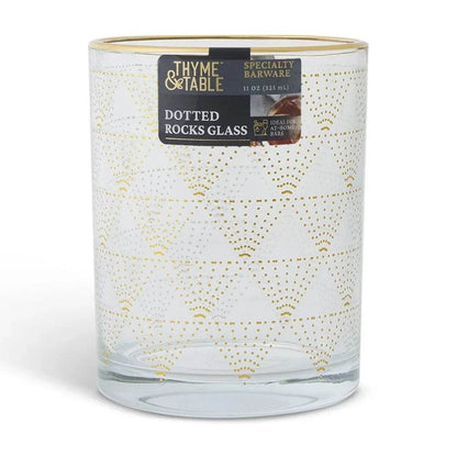 2 Pack Diamond Print Whiskey Rocks Glass - Loft&Timber