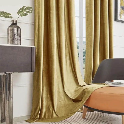 Gold Curtains 84 inch Length - Loft&Timber