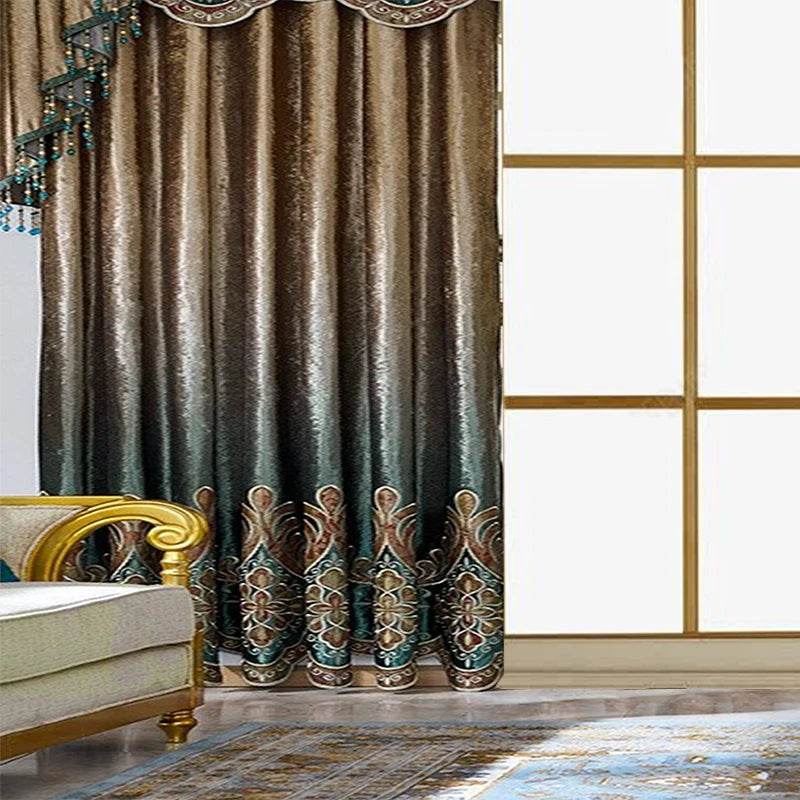 2PCS curtains, high-end European curtains - Loft&Timber