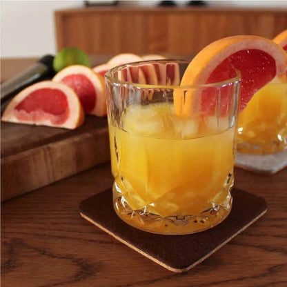 Classic Felt Coasters for Drinks - Set of 8: Cork - Loft&Timber