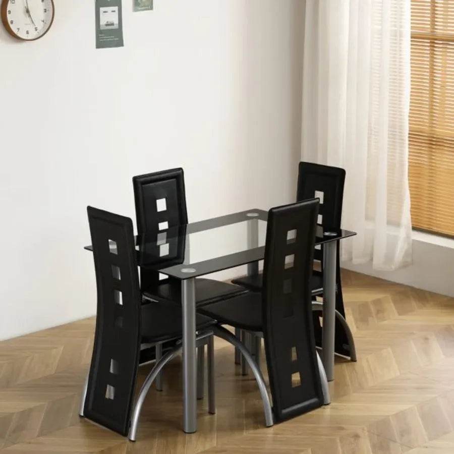 5 Pieces Dining Table - Loft&Timber