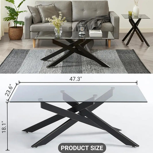 23" Rec Modern Coffee Table - Loft&Timber