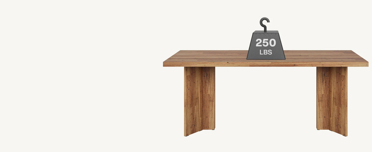 63" Dining Table for 4-6 - Loft&Timber