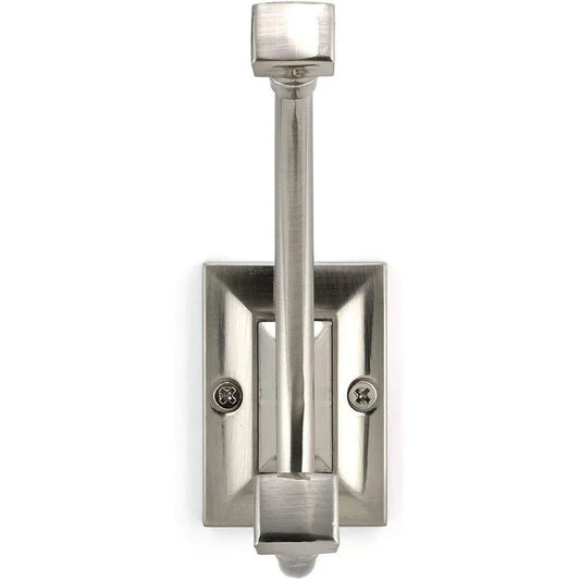 Transitional Metal Wall Hook Brushed Nickel Finish - Loft&Timber