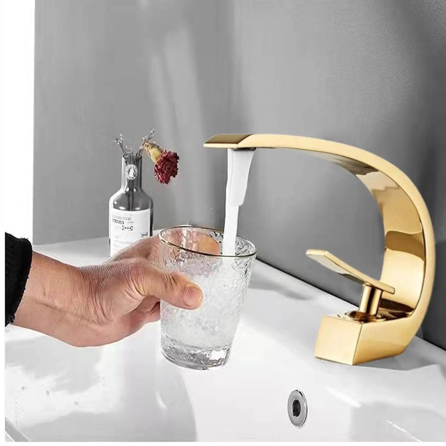 Waterfall Bathroom Faucet 1 Hole - Loft&Timber