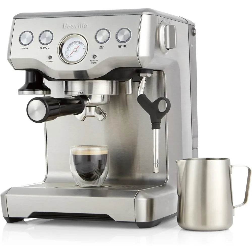Infuser Espresso Machine, Brushed Stainless Steel - Loft&Timber