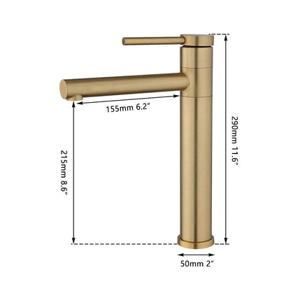 JIENI Bathroom Basin Faucet Vessel Sink - Loft&Timber