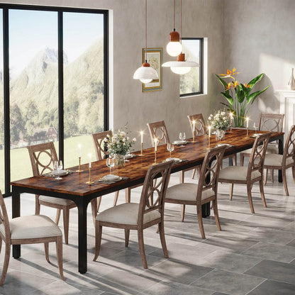 Tribesigns Dining Table for 6-8 People, 200cm - Loft&Timber