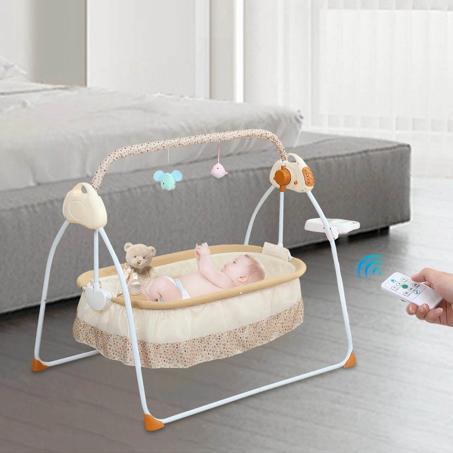 Foldable Electric Baby Cradle - Loft&Timber