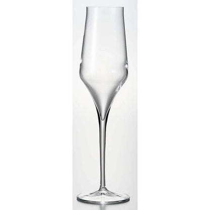 Durable Lead Free Crystal Champagne Glasses Set of 2 8 oz - Loft&Timber