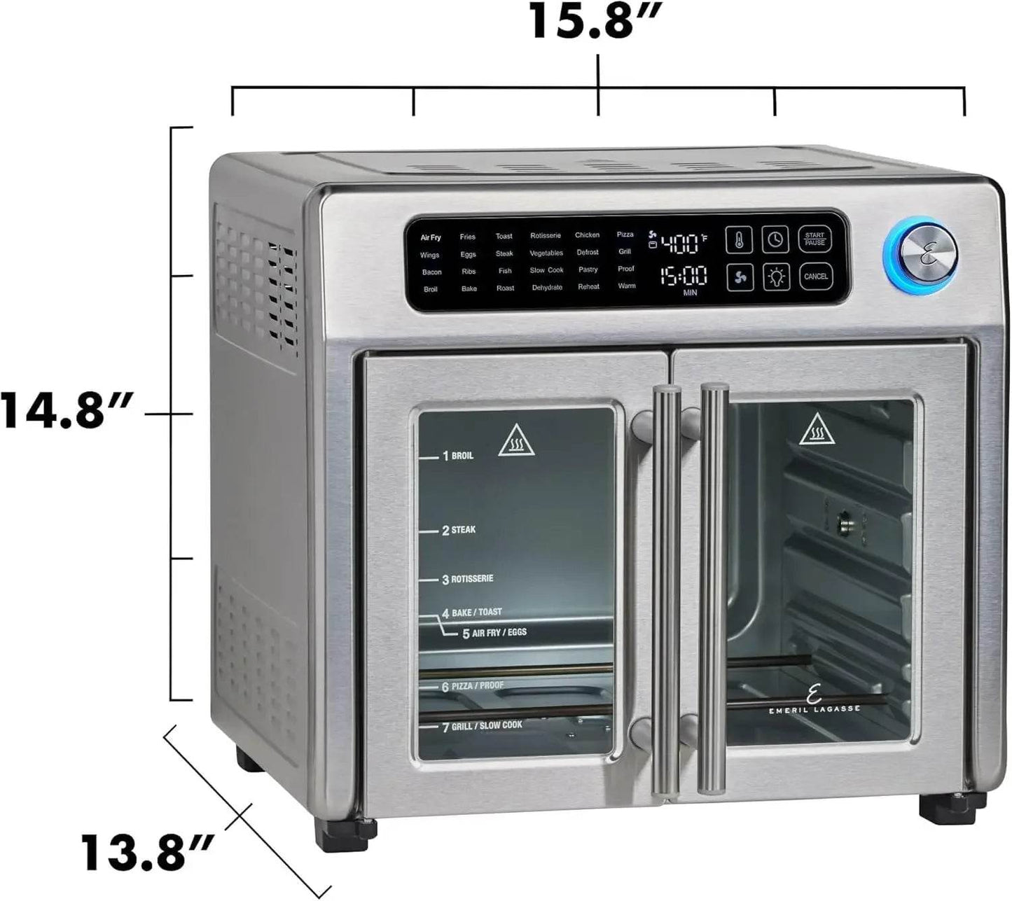French Door Air Fryer Toaster Oven Combo - Loft&Timber