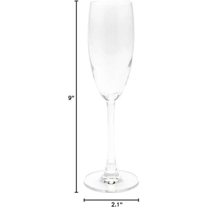 Set of 12 Voglia Nude 6 Oz Champagne Glasses - Loft&Timber