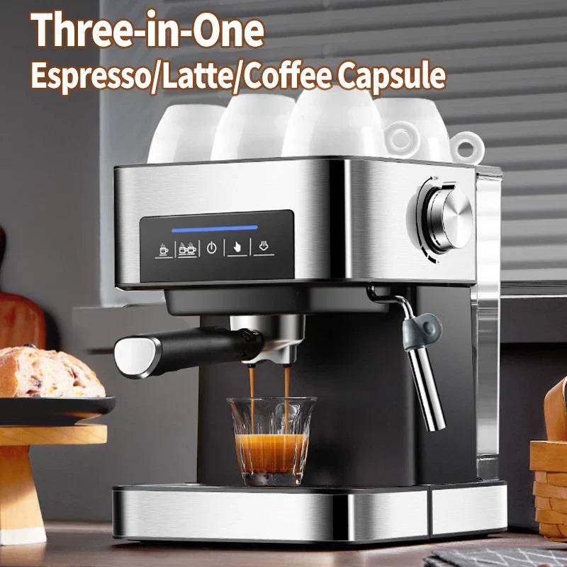 Semi-Automatic Espresso Machine 20Bar High Pressure Extractor 3-in-1 - Loft&Timber