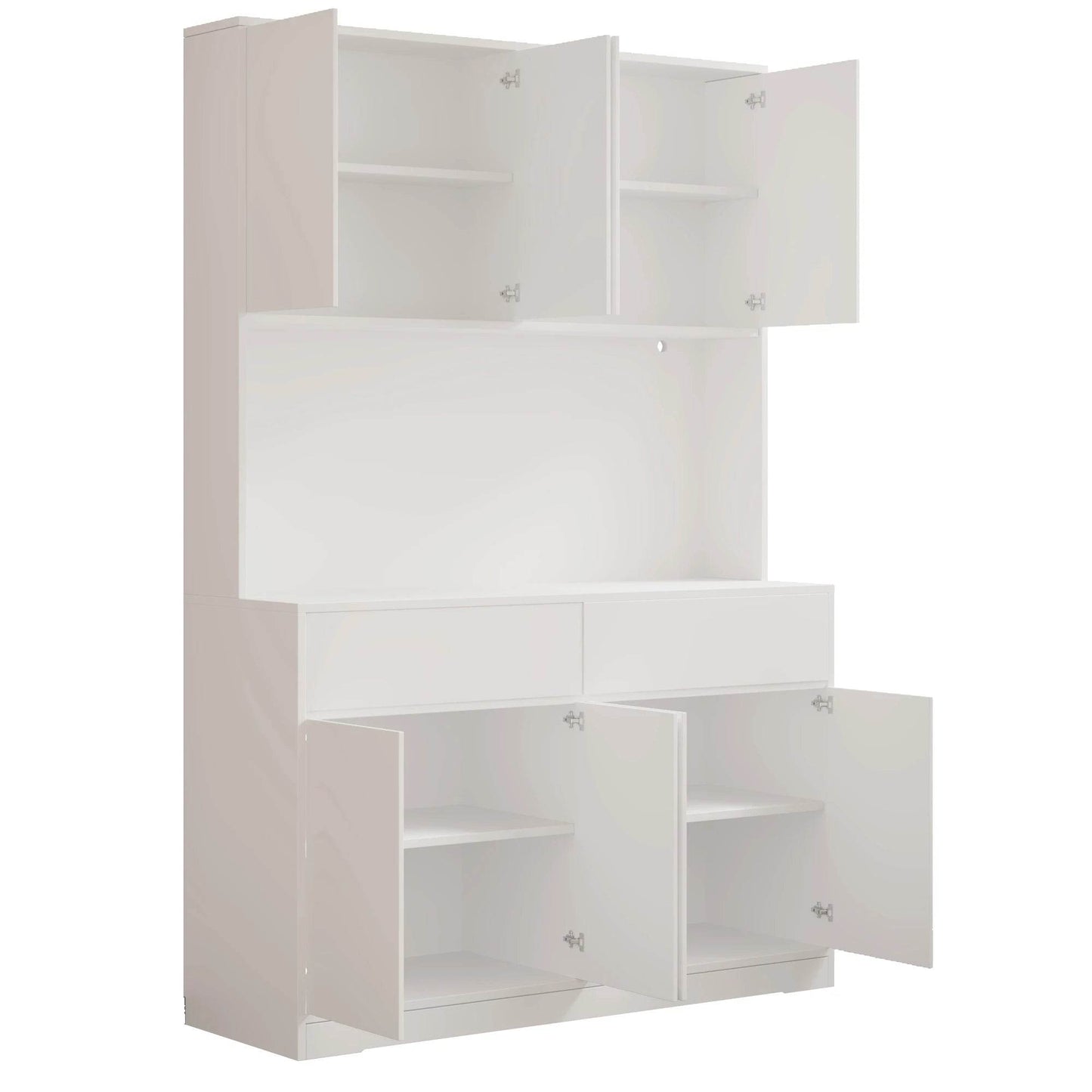 71'' Tall Kitchen Pantry with LED Lights - Loft&Timber