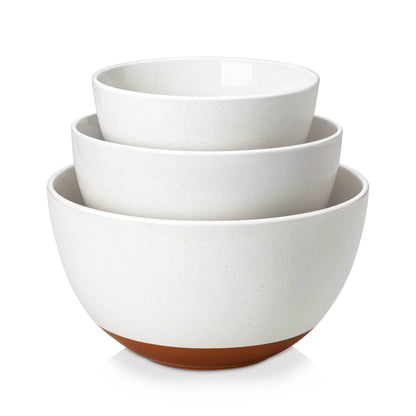 MALACASA 3/6 Piece Ceramic Large Mixing Bowls - Loft&Timber