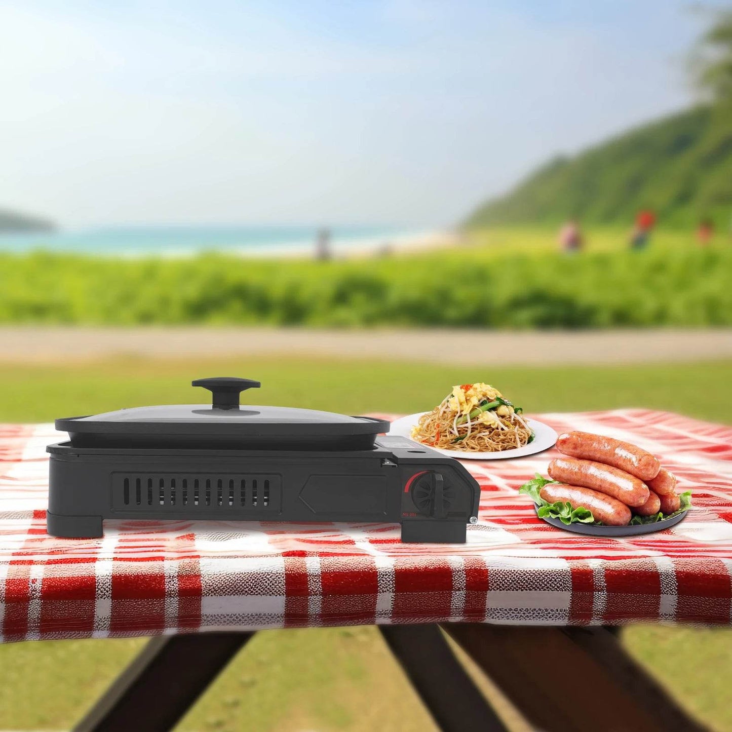 2.1KW Portable Stainless Steel Barbecue Stove for Outdoor Camping, Picnic, and Barbecue - Loft&Timber