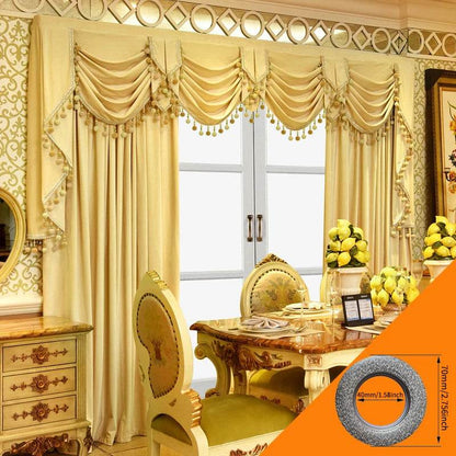 2pcs European luxury atmosphere shading thickened flannelette, no valance - Loft&Timber