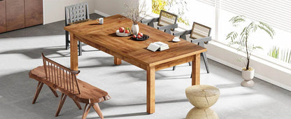 Farmhouse Dining Table for 6-8 - Loft&Timber