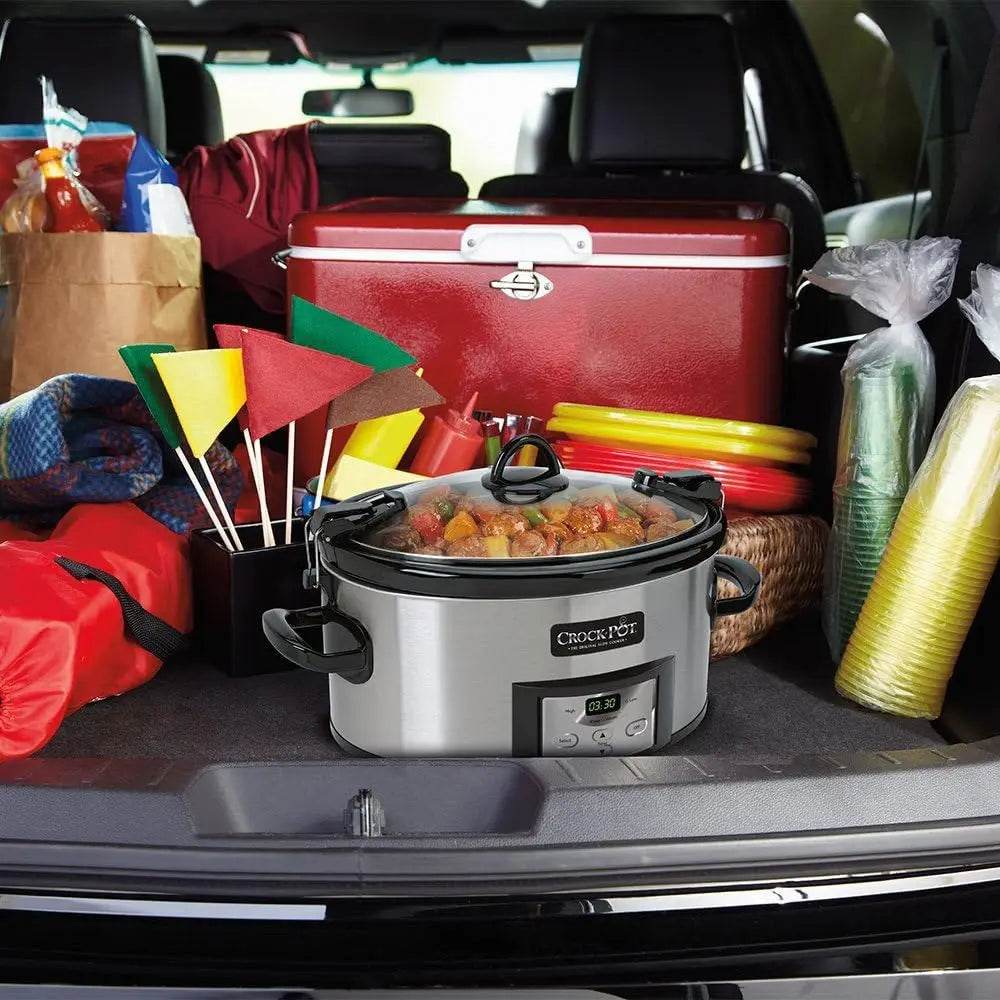 PortaChef 6-Quart Digital Stainless Steel Slow Cooker - Loft&Timber