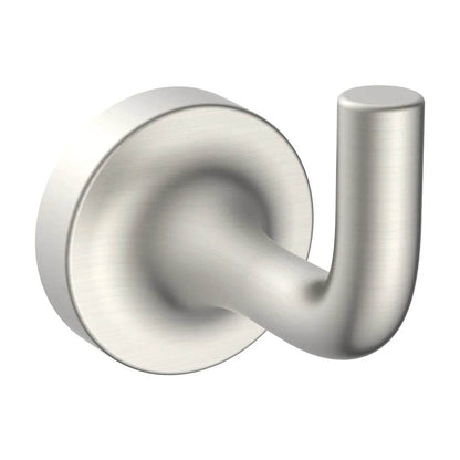 Modern Bathroom Hardware Set Satin Nickel Robe Hook Toilet Paper Holder Wall Mount Rust Resistant Easy Installation Durable Zinc - Loft&Timber