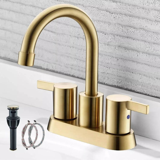 Brushed Gold Bathroom Faucet - Loft&Timber