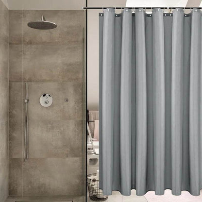 Waterproof Shower Curtain with 12 Hooks - Loft&Timber