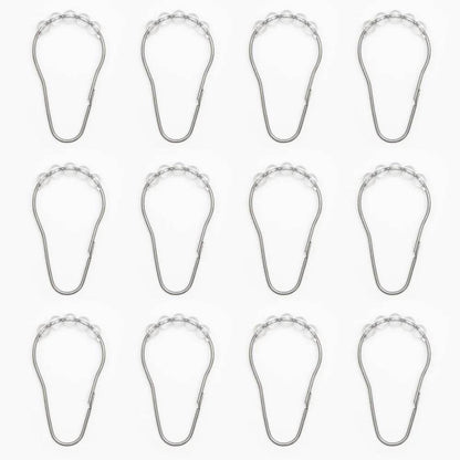 Eco-Friendly Waterproof Rainbow PEVA Shower Curtain Set with 12 Hooks - Loft&Timber