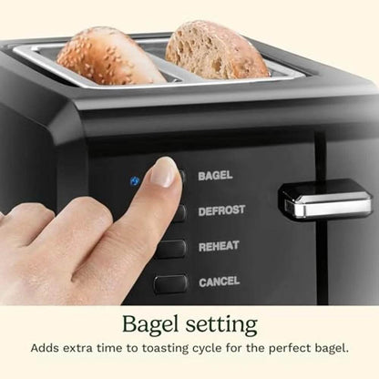 Compact 2-Slice Toaster with Wide Slots