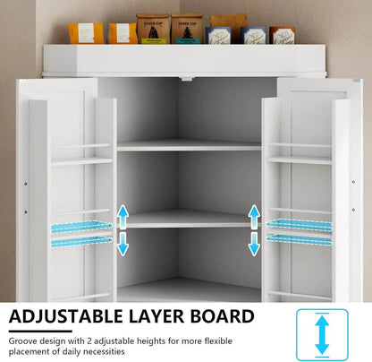 Corner Cabinet,Kitchen Pantry Storage Cabinets - Loft&Timber