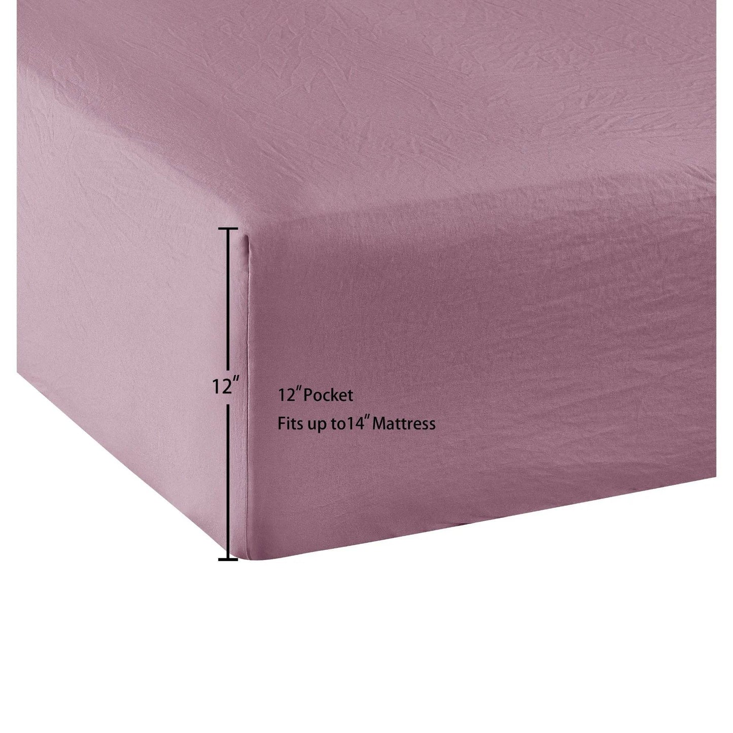 Washed Ultra Soft Microfiber Bed Sheet Set, Twin-XL - Loft&Timber