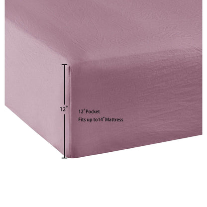 Washed Ultra Soft Microfiber Bed Sheet Set, Twin-XL - Loft&Timber