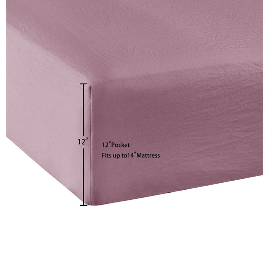 Washed Ultra Soft Microfiber Bed Sheet Set, Twin-XL - Loft&Timber