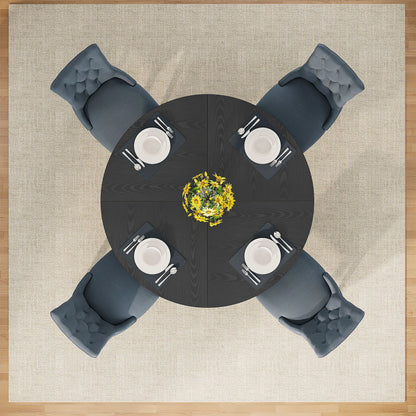 Tribesigns Round Dining Table for 4, 47" - Loft&Timber