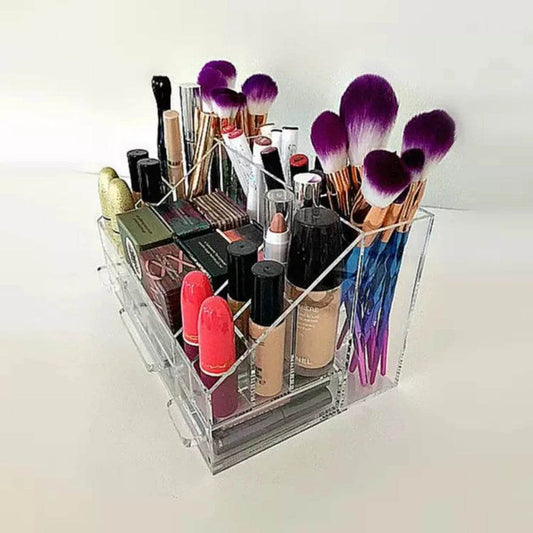 Acrylic Crystal Clear Desktop Organizer - Loft&Timber