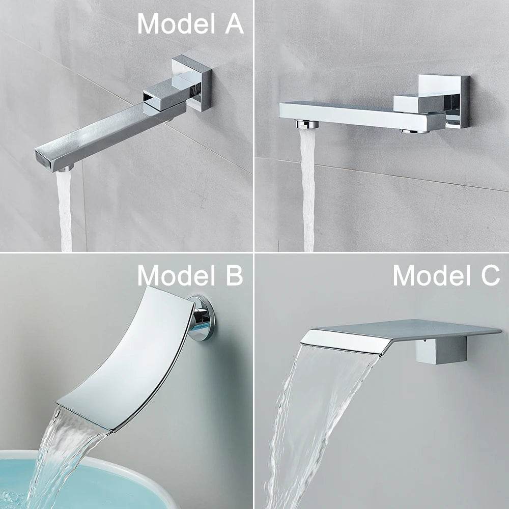 Chrome Bathroom Shower Faucet Set - Loft&Timber