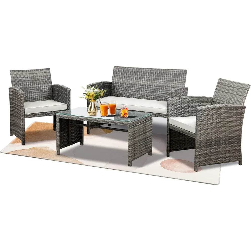 Multi Pieces Outdoor Patio Furniture Sets - Loft&Timber
