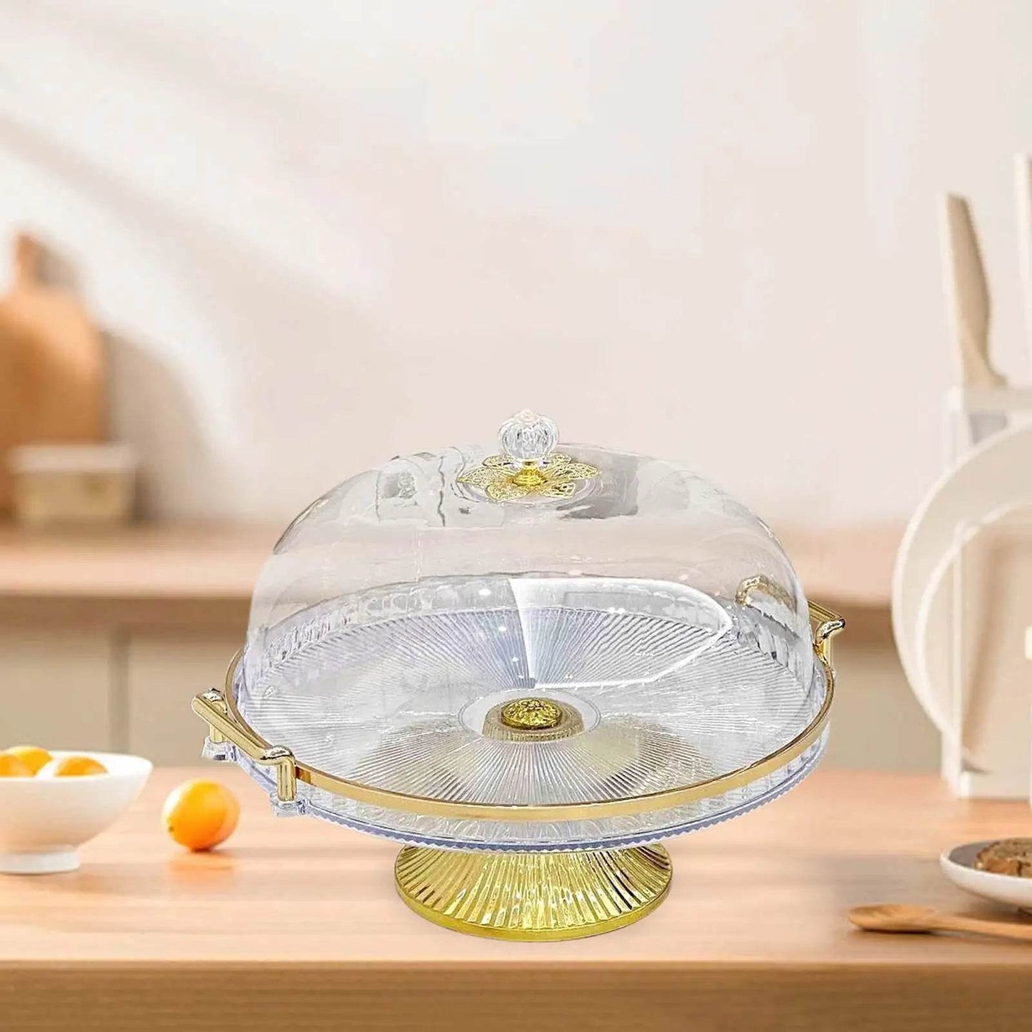 Footed Cake Plate Platter - Loft&Timber