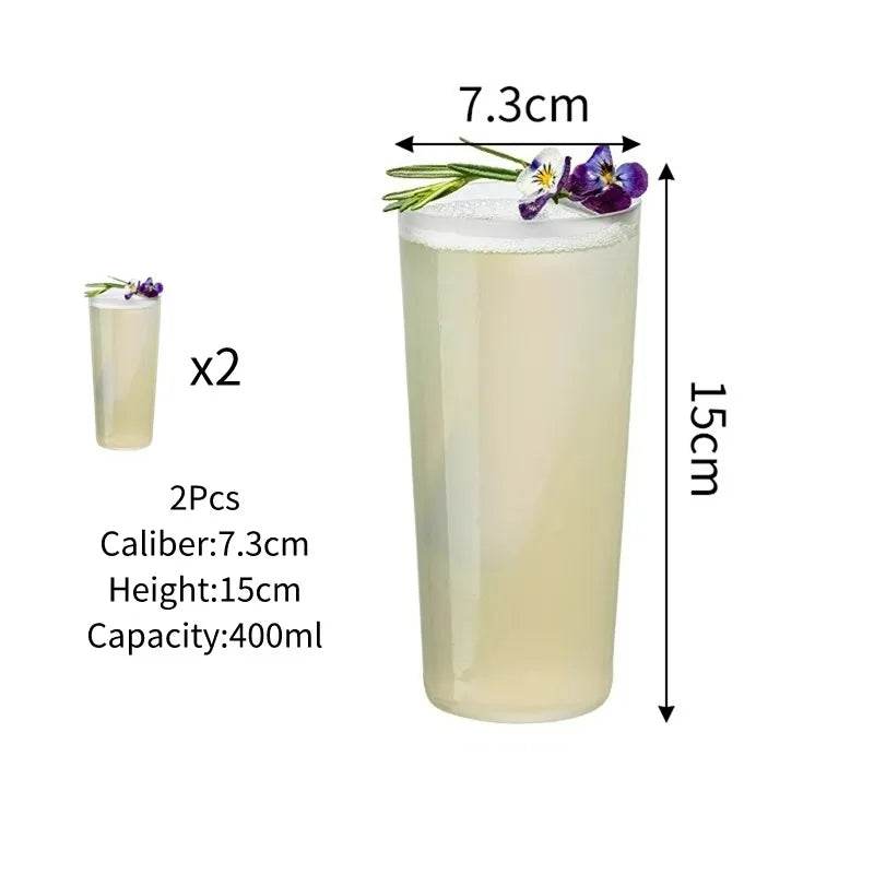 Ultra-thin Slanted Cocktail Glasses Cups - Loft&Timber