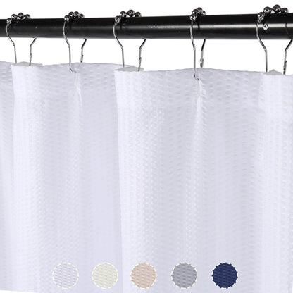 Shower Curtain Soft Microfiber Shower Curtain, Water Repellent 72x72Inches - Loft&Timber
