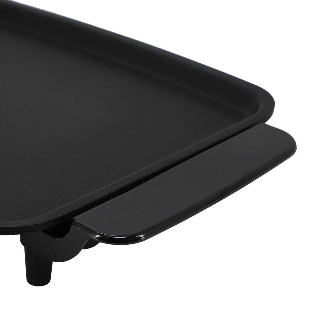 11.81 Inch Electric Grill Non-Stick Coating Adjustable Temperature 1200W - Loft&Timber