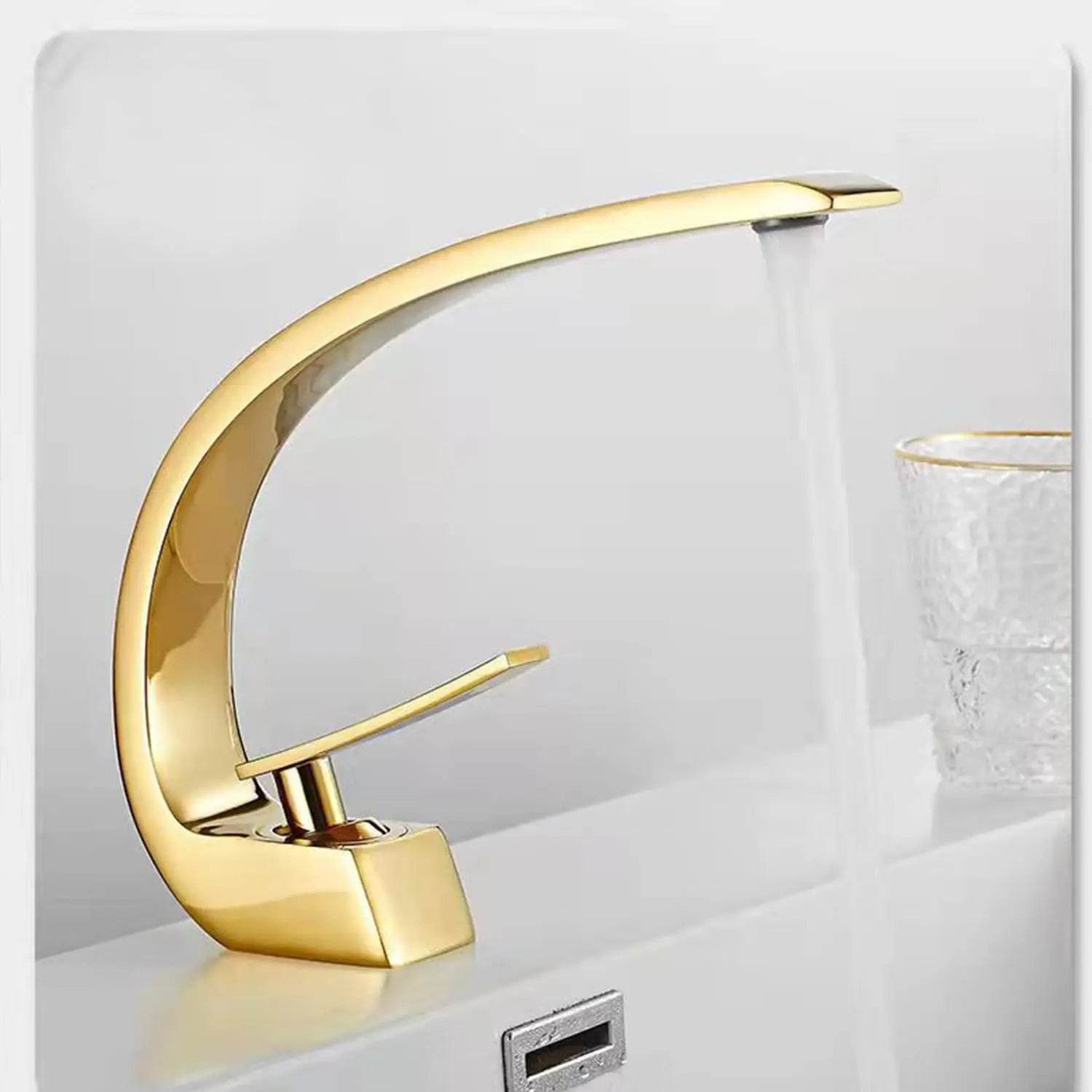 Waterfall Bathroom Faucet 1 Hole - Loft&Timber