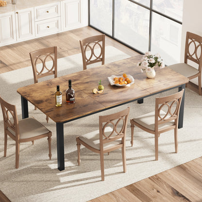 Dining Table for 6-8 People, 78" - Loft&Timber