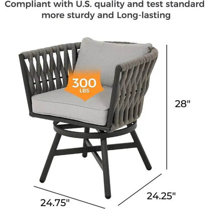 7-Piece Outdoor Dining Set; Patio Furniture - Loft&Timber