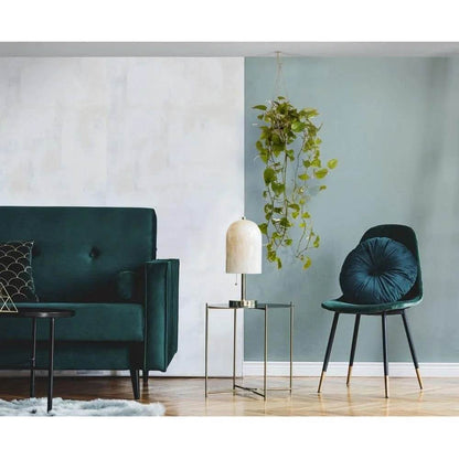 Extended Ceiling Hook 5 Inch Brushed Gold Steel Heavy Duty 50 lbs Capacity Modern Style Easy Installation Interior Use - Loft&Timber