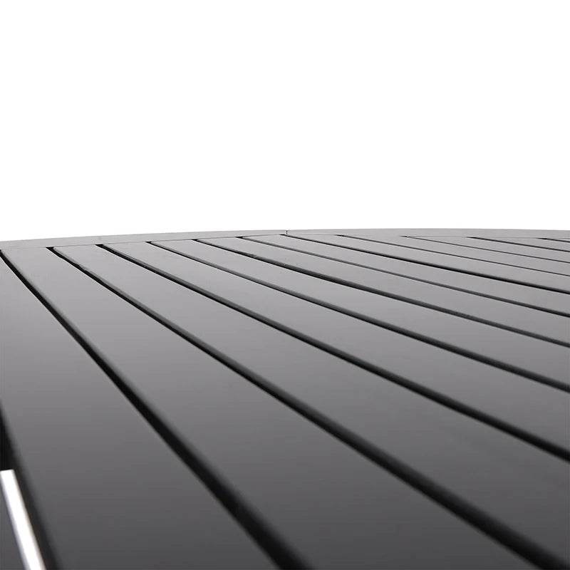 Sandee Dining Table, Round, Black - Loft&Timber