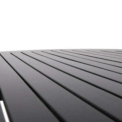 Sandee Dining Table, Round, Black - Loft&Timber