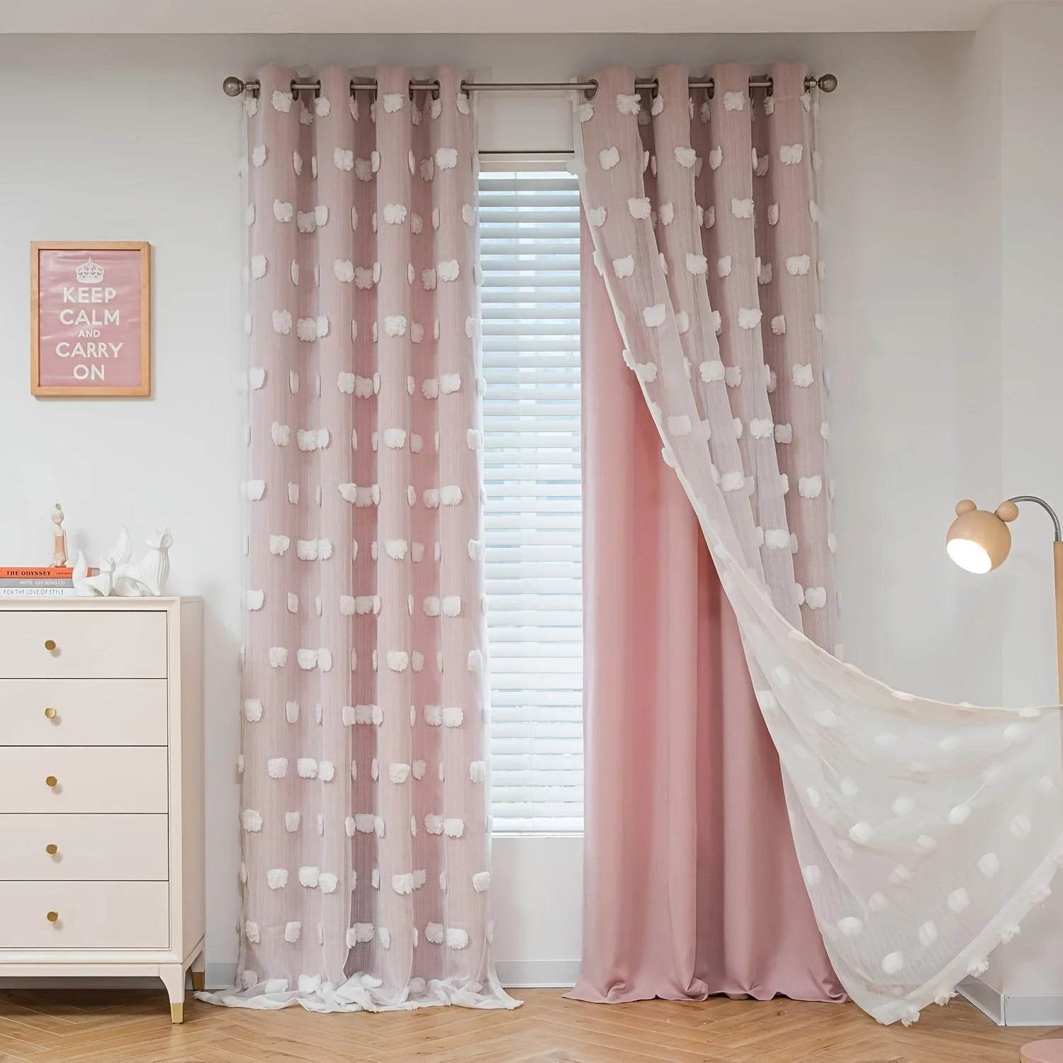 Pink Curtains For Living Room - Loft&Timber