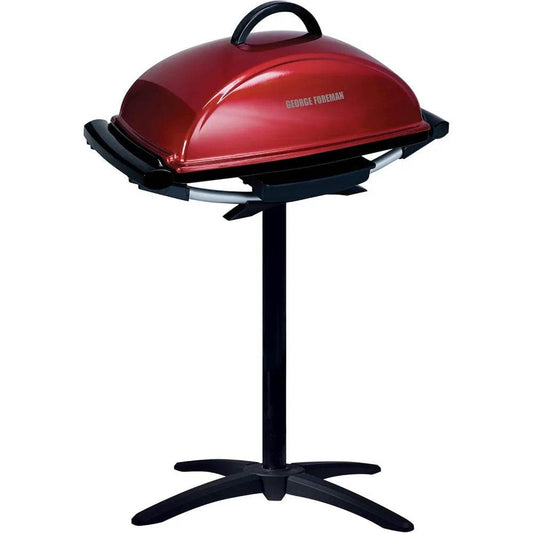 Portable Electric Grill by George Foreman: Non-Stick Indoor/Outdoor Grill Griddle with Drip Tray for Healthier Cooking - Loft&Timber